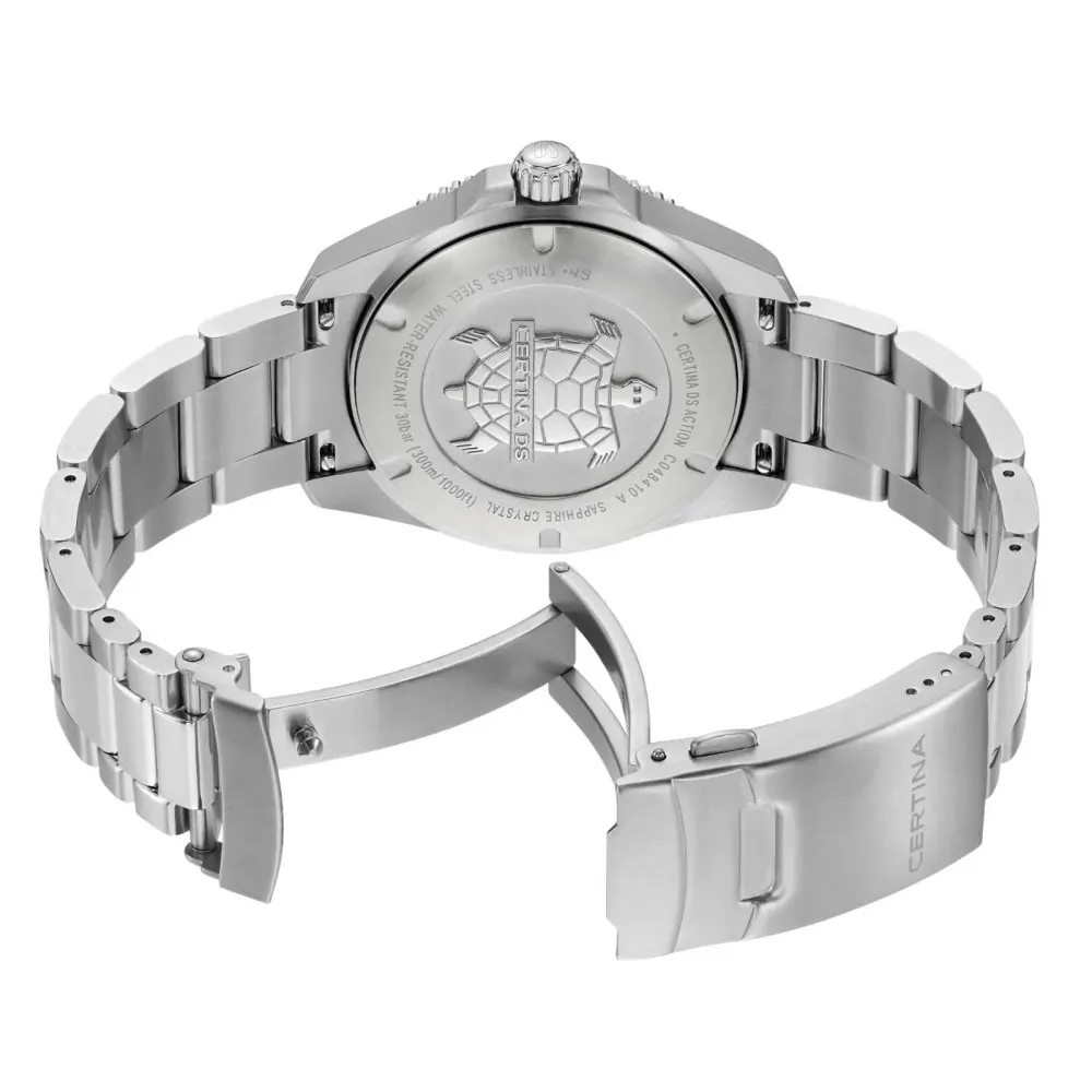 Certina DS Action 40mm Black in Black, additional product view 3