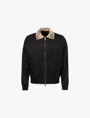 BURBERRY Glenfields Cotton Harrington Jacket