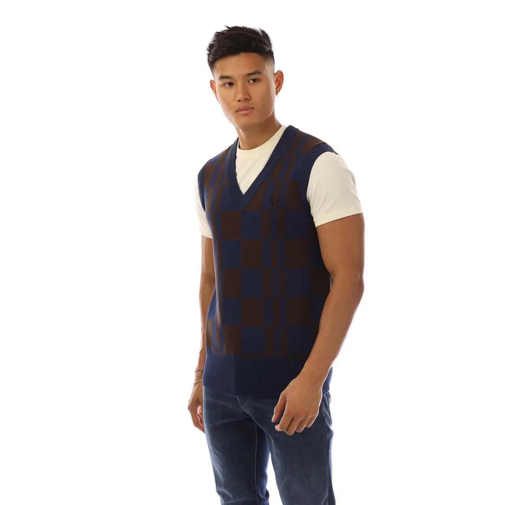 Fred Perry Chequerboard Tank Top
