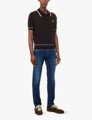 REPLAY Grover Hyperflex Straight Stretch-Denim Jeans - 34/30 in DARK BLUE, additional product view 2