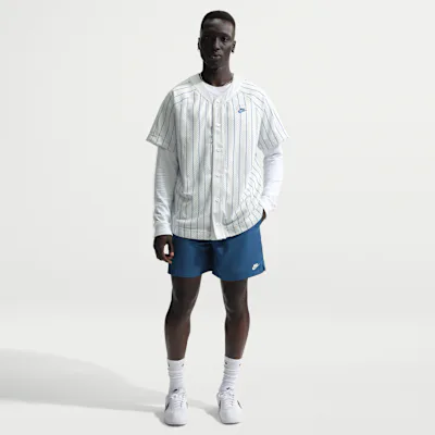 Nike Club Men's Woven Flow Shorts - Court Blue/White