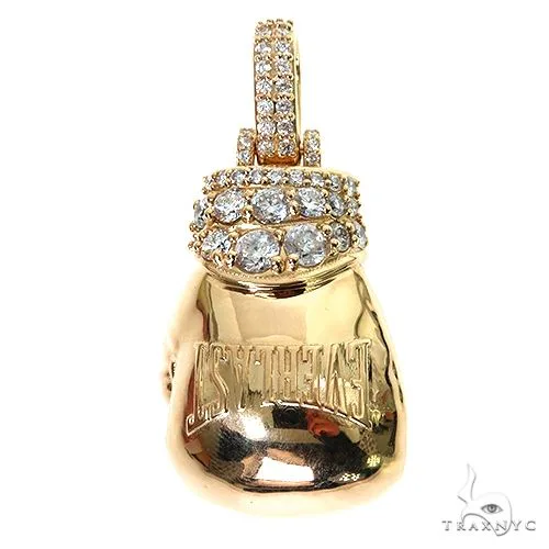 RINA - For Him CUSTOM Large Everlast Boxing Glove 67646 in Rose Gold – Pendant