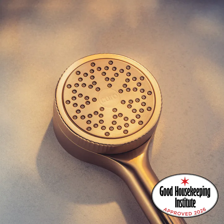 Curo Skin Filtered Shower Head Midnight Black, additional product view 3