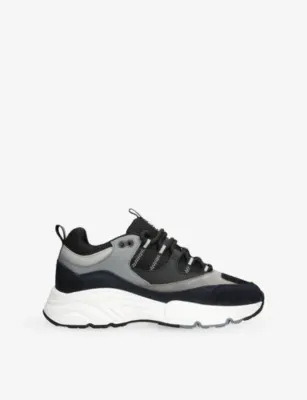 CLEENS Aero Runner Leather, Suede and Mesh Trainers - EUR 41.5 / 7.5 UK MEN