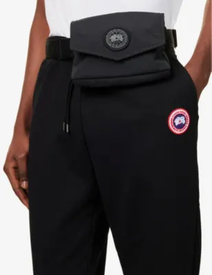 CANADA GOOSE Brand-embroidered mini shell bag detail 2