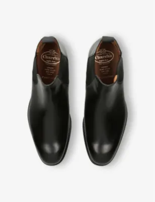 CHURCH'S Amberley Leather Chelsea Boots - EUR 41 / 7 UK MEN in BLACK, additional product view 2