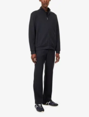 EMPORIO ARMANI Jacquard Relaxed-Fit Woven Track Bottoms detail 2