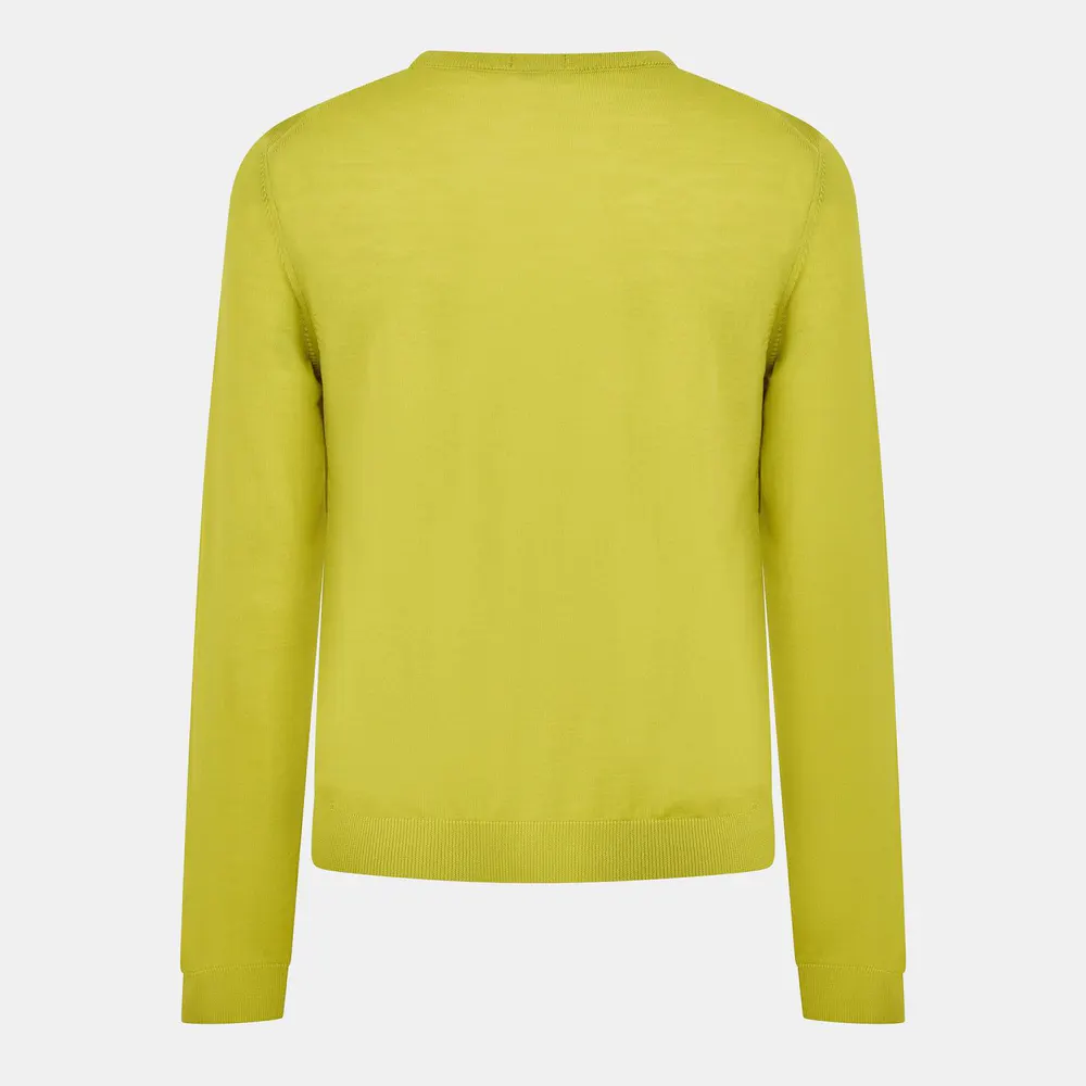 Boss Men's Leno Knit Jumper, Soft Virgin Wool detail 2
