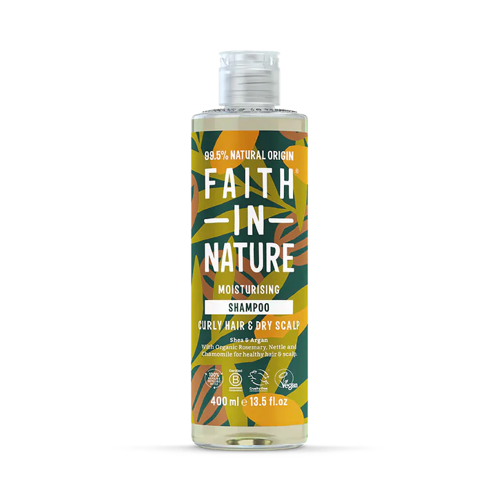 Faith in Nature Shampoo for Curly Hair Shea & Argan 400ml