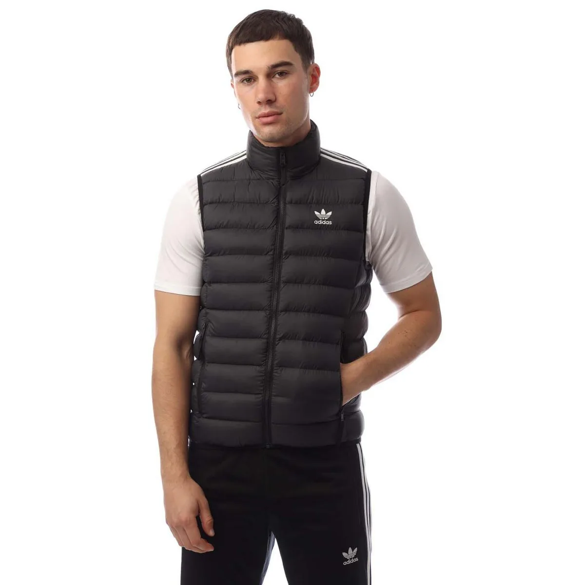 adidas Originals Padded Stand-Up Collar Puffer Vest