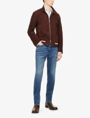 RAG & BONE Fit 2 Authentic Tapered-Leg Stretch-Denim Jeans - 34/32 detail 2