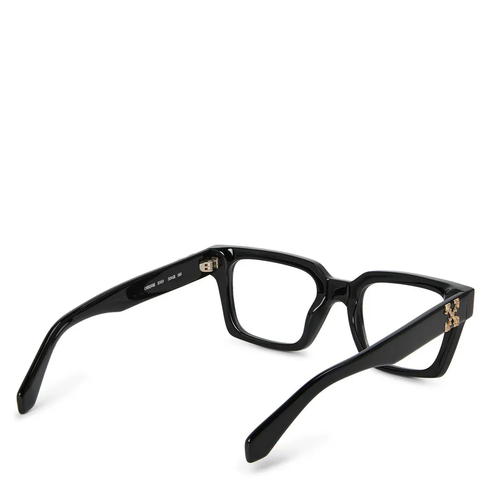 Off White Off Eyewear Style 21 99 in Black/White, additional product view 2