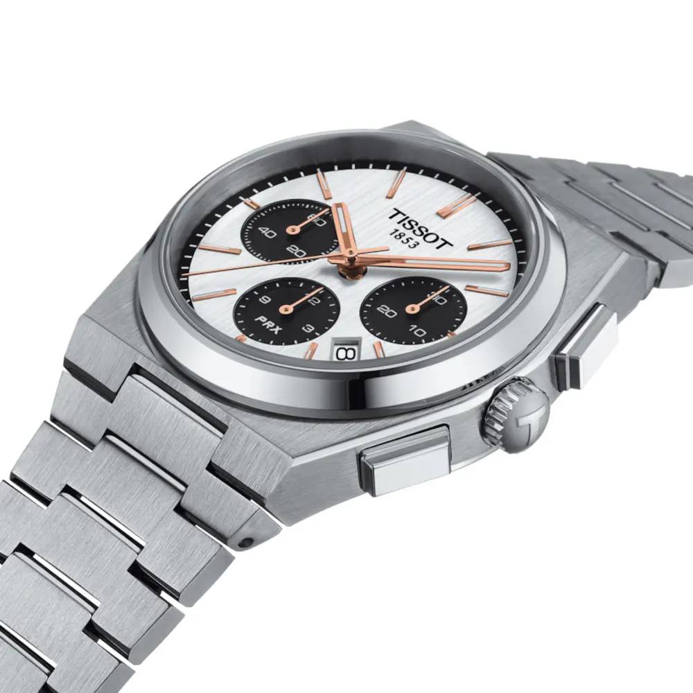 Tissot PRX Automatic Chronograph 42mm Mens Watch detail 3