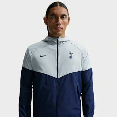Nike Tottenham Hotspur City Side Men's Nike Sportswear Football Jacket - Binary Blue/Field Silver/Binary Blue in Binary Blue/Field Silver/Binary Blue – Nike men's and unisex