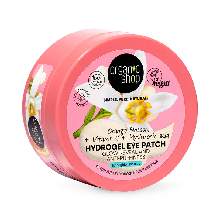 Organic Shop Orange Blossom Hydrogel Eye Patch Glow Reveal and Anti-Puffiness 60pcs