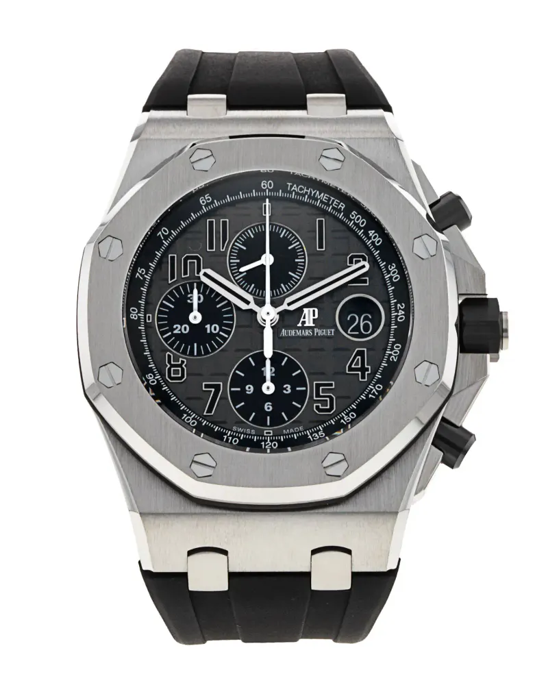 Audemars Piguet Royal Oak Offshore 26470ST.OO.A104CR.01 — 2014 — Excellent in Grey Arabic – Pre-owned watches