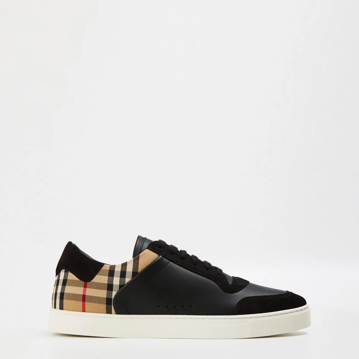 Burberry Mens Check Panel Sneakers