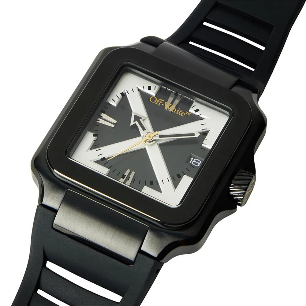 Off White Proto Layer Watch in Black, additional product view 2