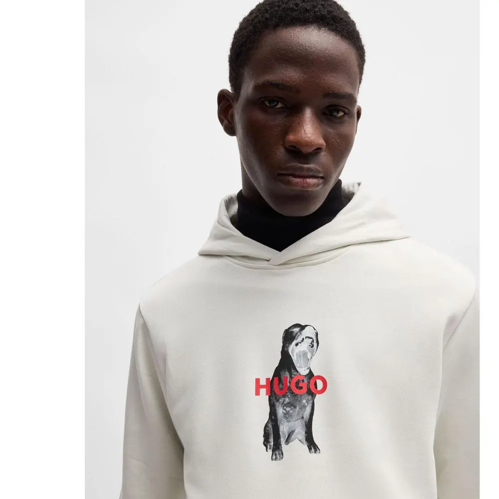 Hugo Dartchon Animal Graphic Hoodie detail 3