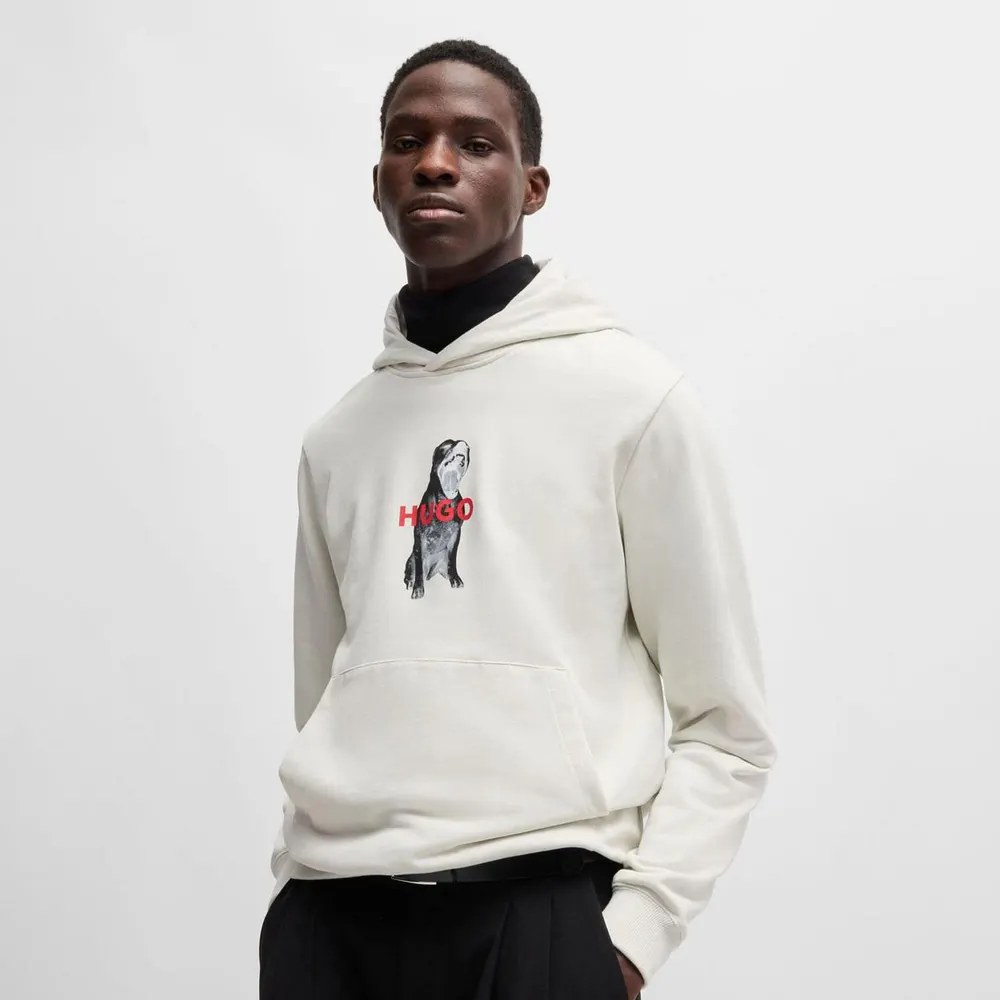 Hugo Dartchon Animal Graphic Hoodie