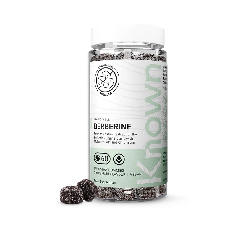 Known Nutrition Berberine Grapefruit Flavour 60 Gummies 60Gummy