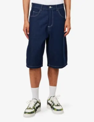NEW ERA LA Dodgers MLB Relaxed Denim Jorts detail 3