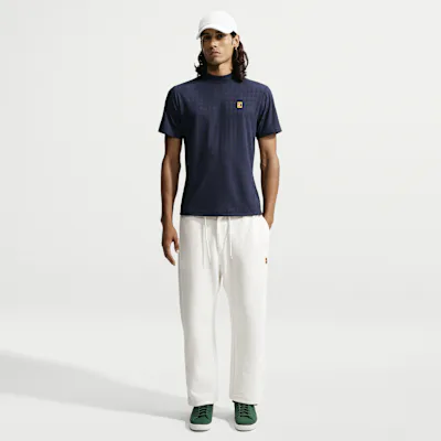 Nike Club Rules Men's Open-Hem French Terry Trousers - Sail/Sail/Black/Sail in Sail/Sail/Black/Sail – Nike men's and unisex