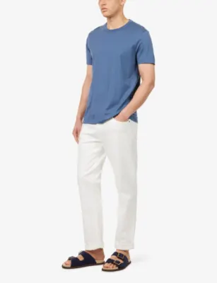 DEREK ROSE Barny Short-Sleeve Cotton T-Shirt detail 2