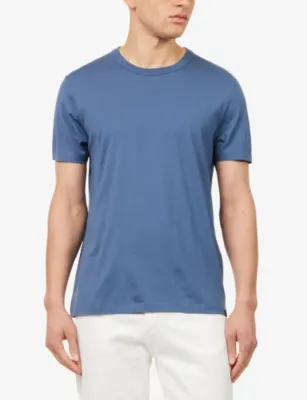 DEREK ROSE Barny Short-Sleeve Cotton T-Shirt detail 3