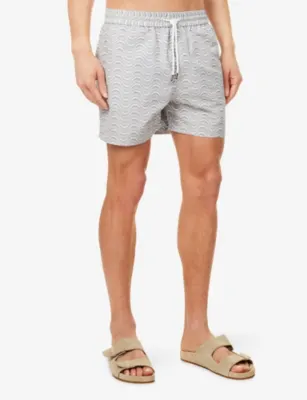 ARNE Wave Drawstring Swim Shorts detail 3