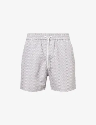 ARNE Wave Drawstring Swim Shorts