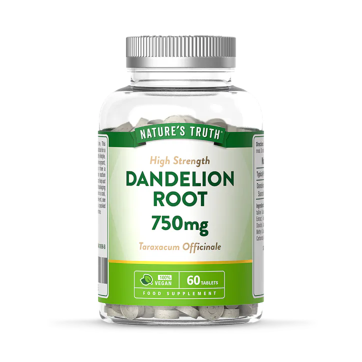 Nature's Truth Dandelion Extract 750mg - 60 Tablets