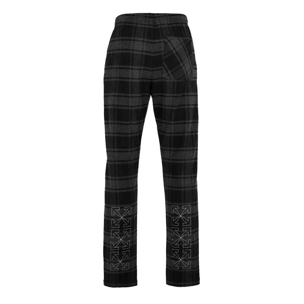 Off White Men's Wide Leg Relaxed Fit Trousers detail 2