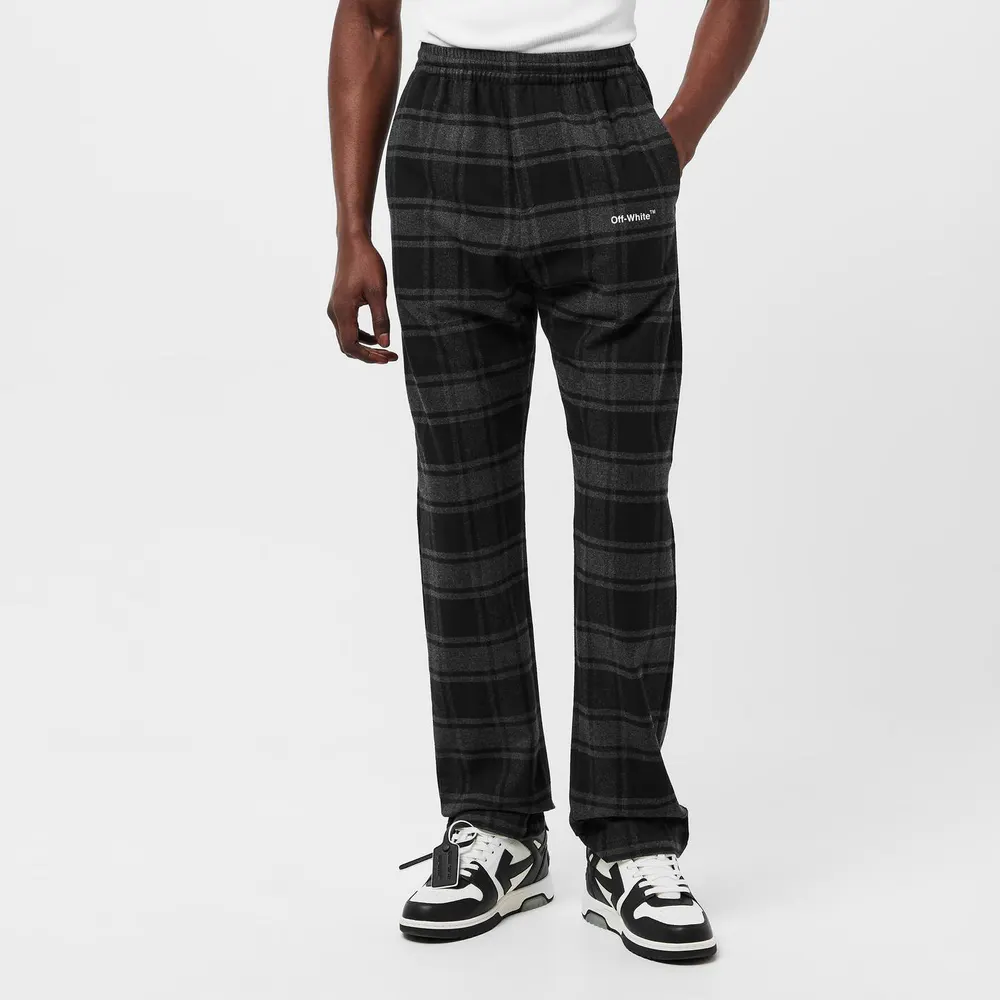 Off White Men's Wide Leg Relaxed Fit Trousers detail 3