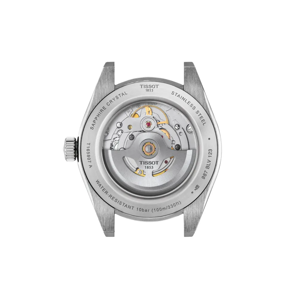Tissot Gentleman Automatic 38mm Mens Watch Blue in Blue, additional product view 3
