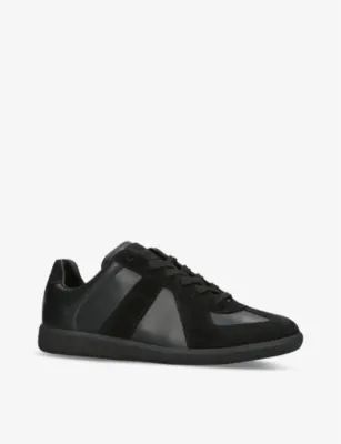 MAISON MARGIELA Replica panelled leather low-top trainers - EUR 39 / 5 UK MEN detail 3