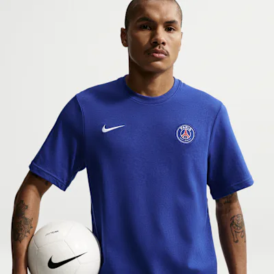 Nike Paris Saint-Germain Primary Men's Nike Dri-FIT Football T-Shirt - Old Royal/White