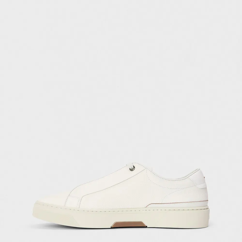 Boss Men's Gary Tenn Grlt Hd Court Trainers in Open White, additional product view 2