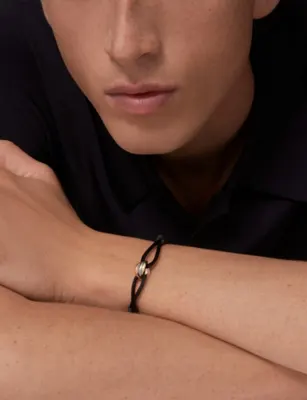 CARTIER Trinity 18ct rose, yellow and white-gold bracelet detail 3