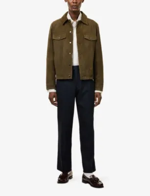 PERCIVAL Western Flap-Pocket Leather Jacket detail 2