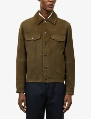PERCIVAL Western Flap-Pocket Leather Jacket detail 3