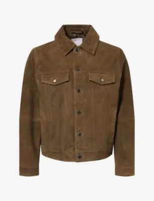 PERCIVAL Western Flap-Pocket Leather Jacket