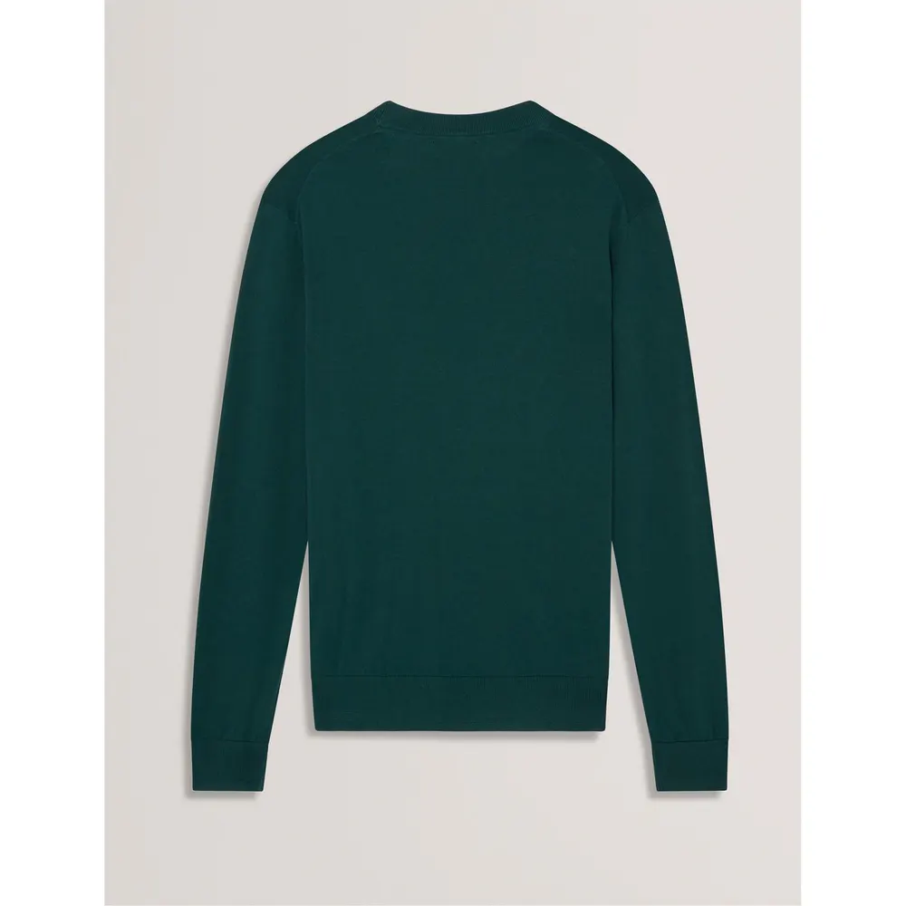 Ted Baker Mens Merino Blend Crew Neck Jumper detail 2