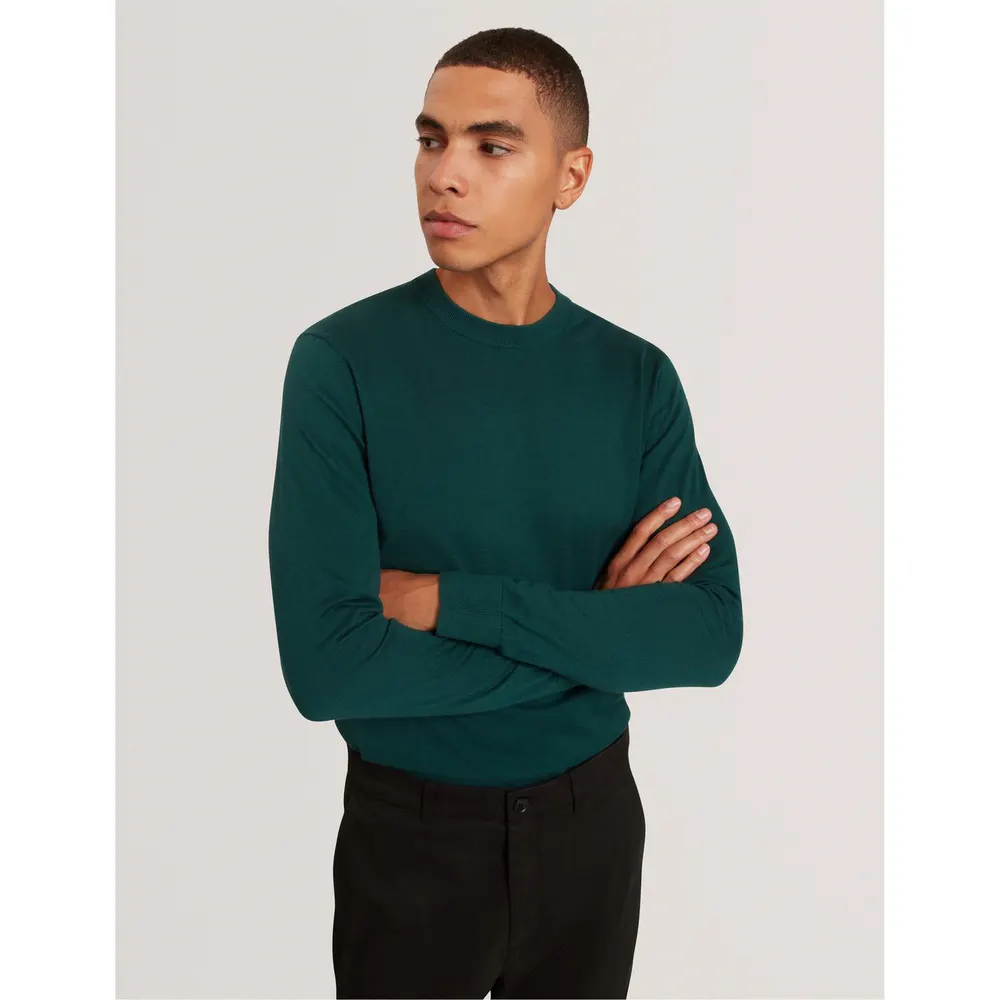 Ted Baker Mens Merino Blend Crew Neck Jumper detail 3