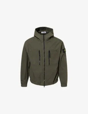 STONE ISLAND Hooded Cotton Ripstop Overshirt