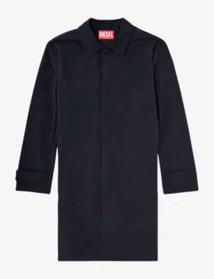 DIESEL Mid-Length Crinkle Woven Jacket