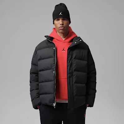 Jordan Flight Men's Down Puffer Jacket - Black/Black/Black