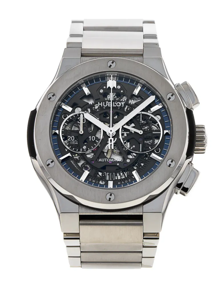 Hublot Classic Fusion 528.NX.0170.NX — 2019 — Very good in Skeleton – Pre-owned watches