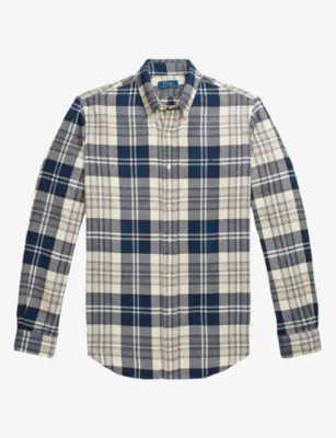 POLO RALPH LAUREN Check Flannel Long-Sleeve Cotton Shirt
