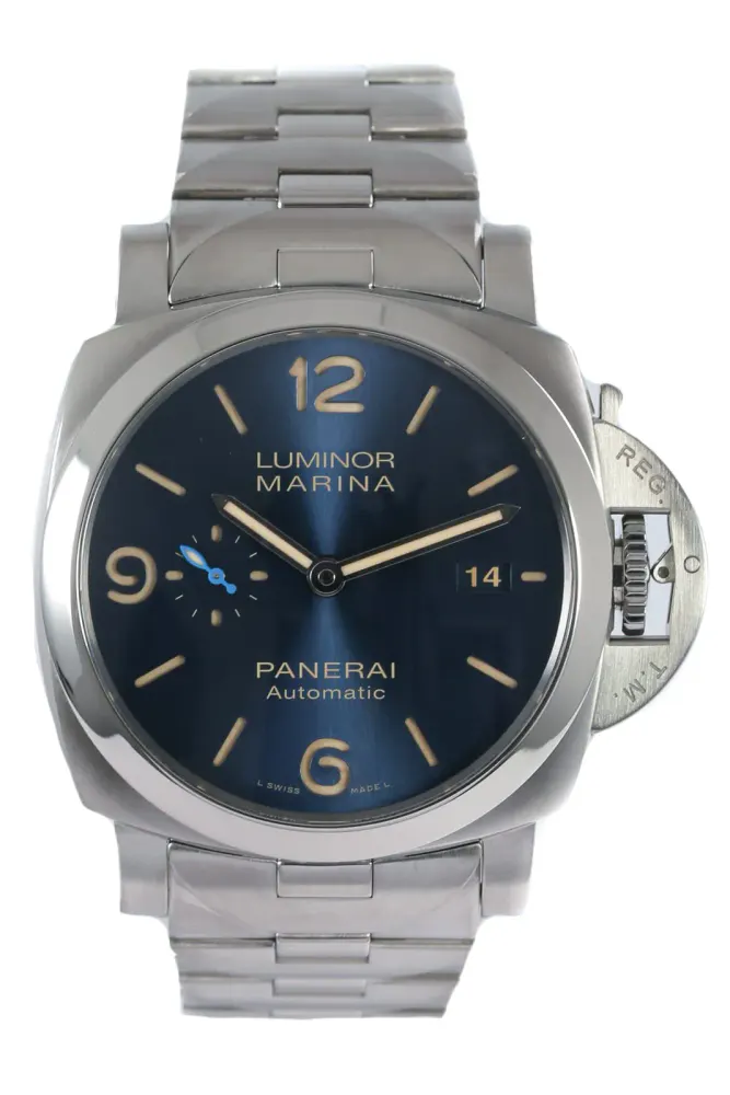 Panerai Luminor Marina PAM01058 — 2019 — Very good in Blue Quarter Arabic – Pre-owned watches